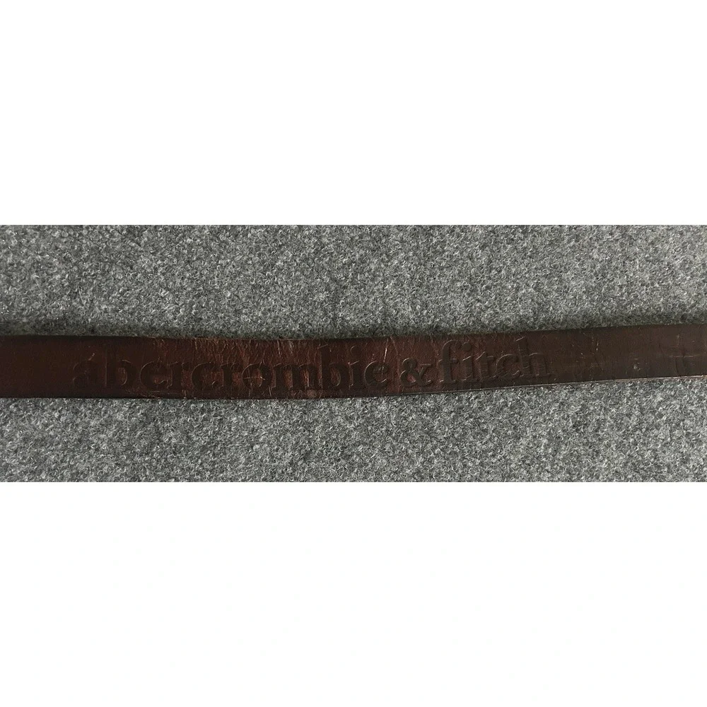 Vintage Y2k Abercrombie Brown Leather Belt size Women's S/M 36